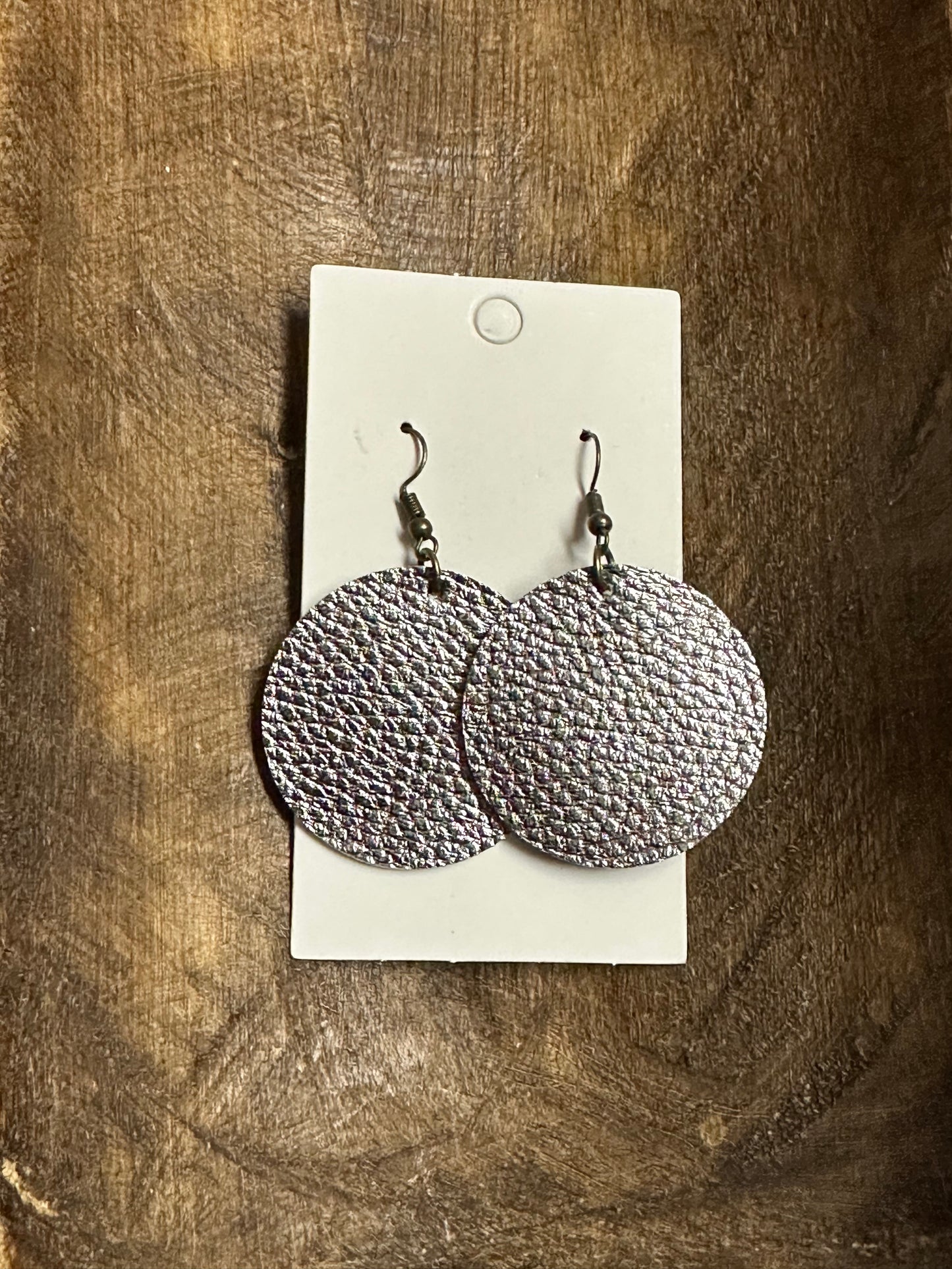 Silver Circle Earrings
