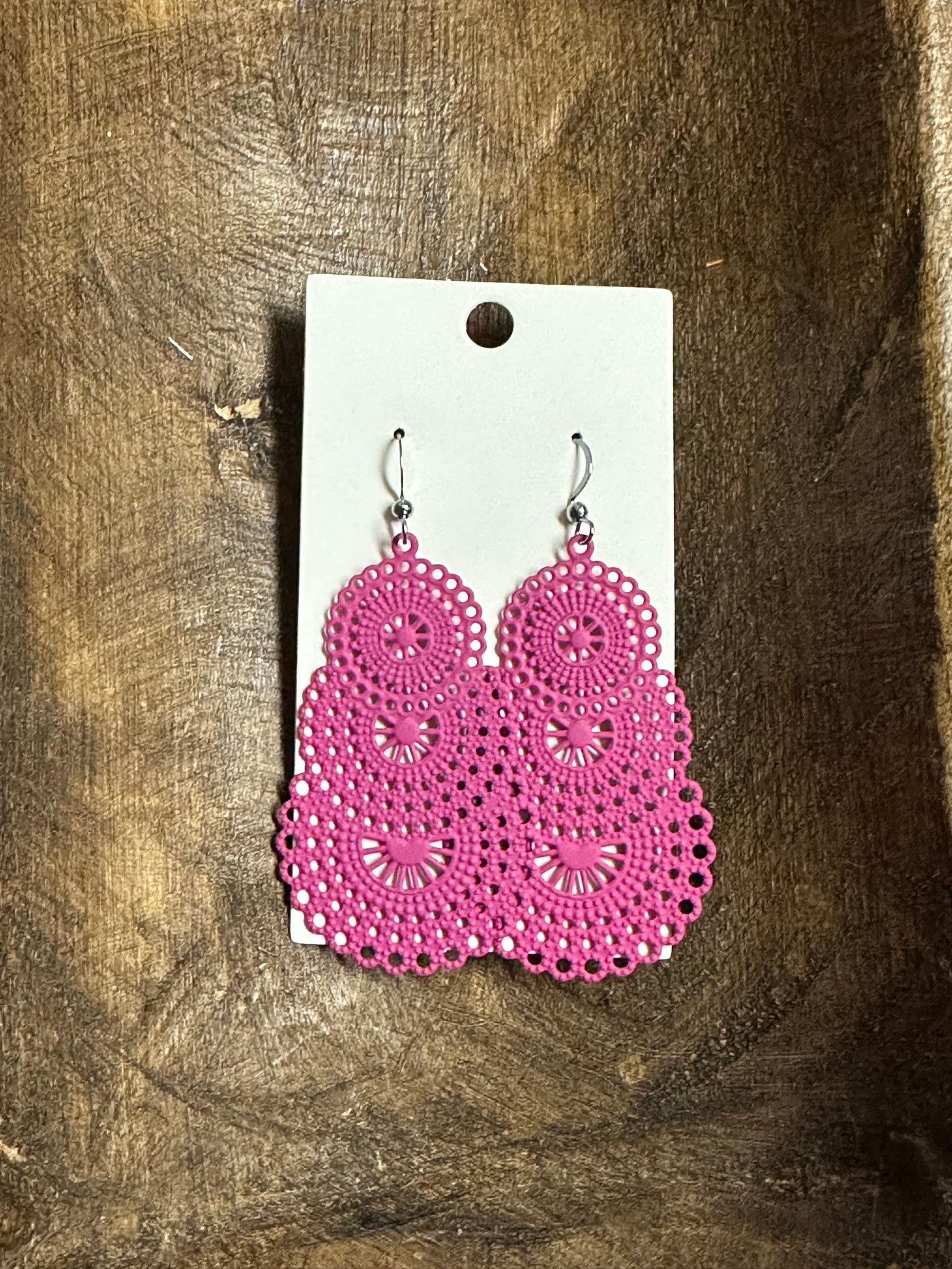 Hot Pink Earrings