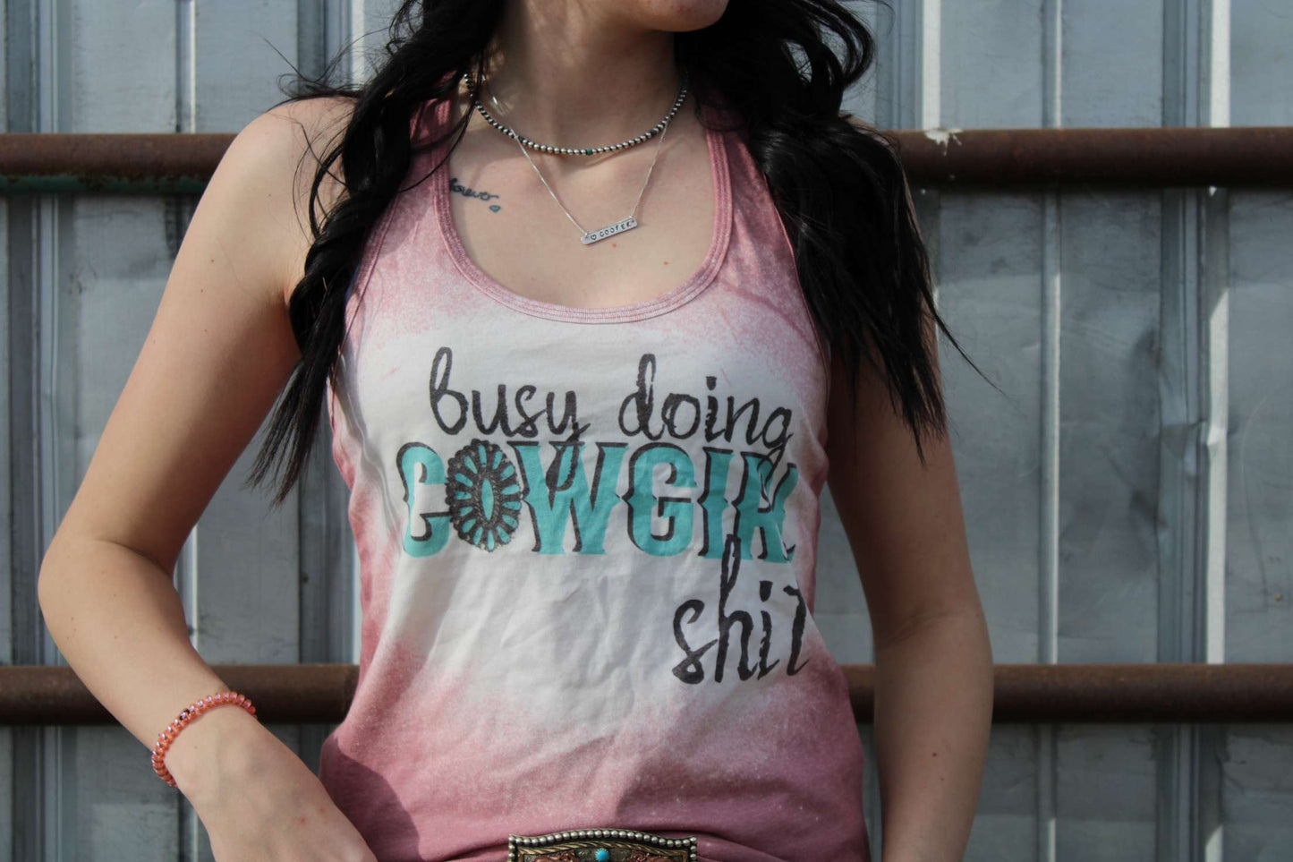 Busy Doing Cowgirl Sh*t Tank